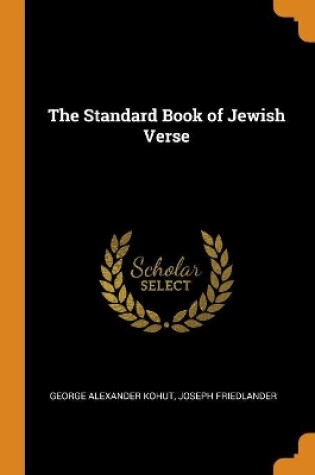 Cover of The Standard Book of Jewish Verse