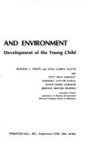 Cover of Experience and Environment