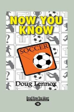 Cover of Now You Know Soccer