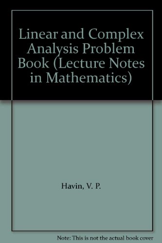 Cover of Linear Und Complex Analysis Problem Book