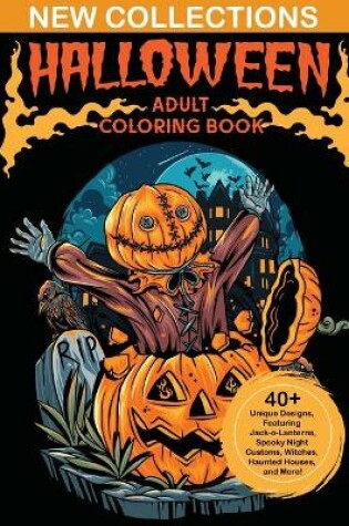 Cover of Halloween Adult Coloring Books