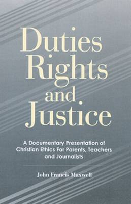 Cover of Duties Rights and Justice