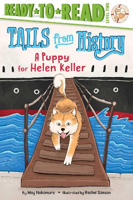 Book cover for A Puppy for Helen Keller