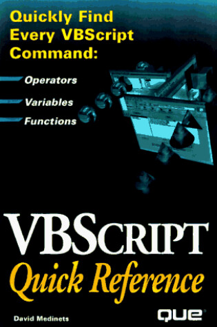 Cover of Vbscript Quick Reference