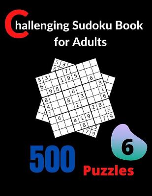 Book cover for Challenging Sudoku Book for Adults Volume 6