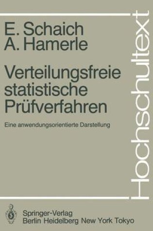 Cover of Verteilungsfreie Statistische Prufverfahren