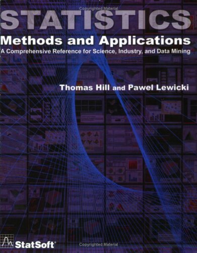 Book cover for Statistics: Methods and Applications: A Comprehensive Reference Fro Science, Industry, and Data Mining
