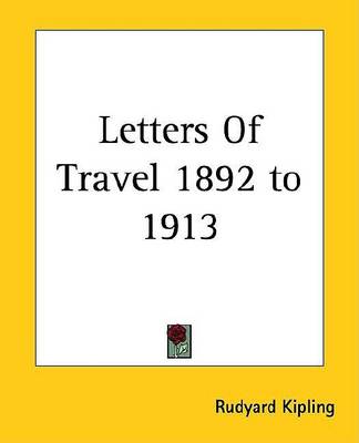 Book cover for Letters of Travel 1892 to 1913