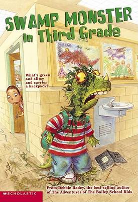 Book cover for The Swamp Monster in the Third Grade