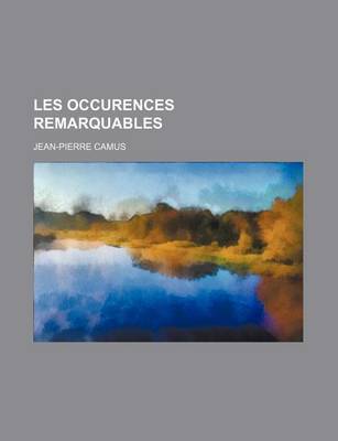 Book cover for Les Occurences Remarquables