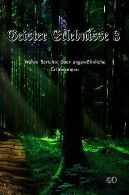 Book cover for Geister Erlebnisse 3