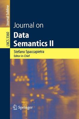 Cover of Journal on Data Semantics II