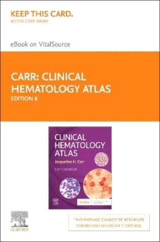 Cover of Clinical Hematology Atlas Elsevier eBook on Vitalsource (Retail Access Card)