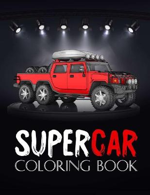 Book cover for Supercar Coloring Book