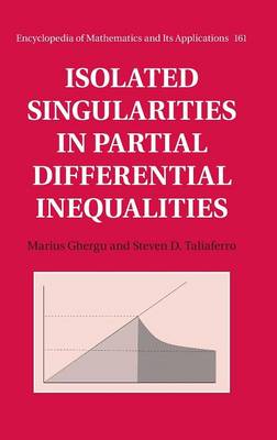 Book cover for Isolated Singularities in Partial Differential Inequalities