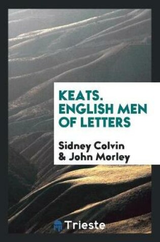Cover of Keats. English Men of Letters