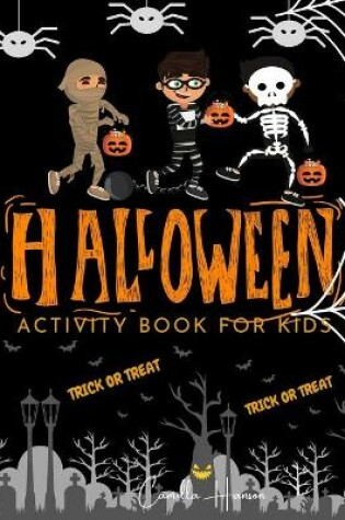 Cover of Halloween Activity Book for Kids