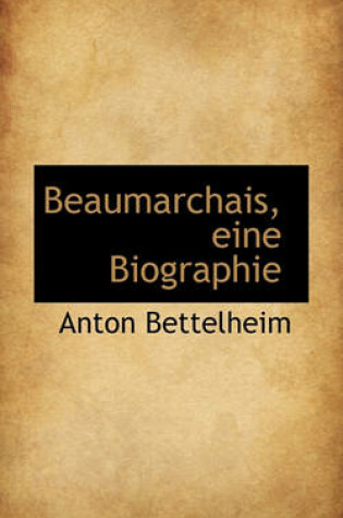 Cover of Beaumarchais, Eine Biographie