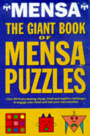 Cover of Mensa Giant Puzzle Book