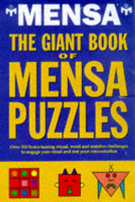 Book cover for Mensa Giant Puzzle Book