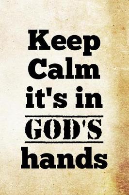 Book cover for Keep Calm it's in God's hands