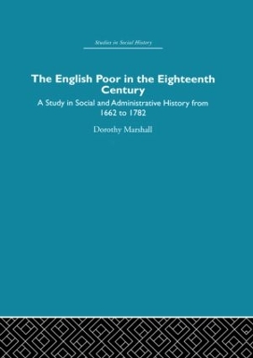 Book cover for The English Poor in the Eighteenth Century