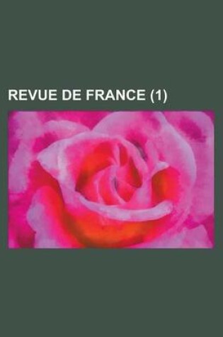 Cover of Revue de France (1)