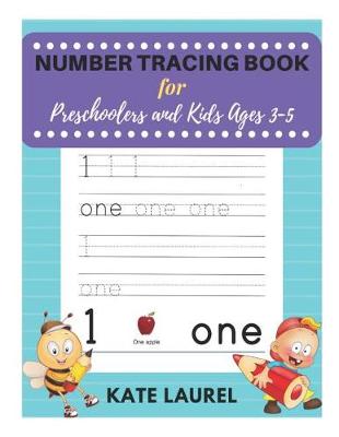 Book cover for Number Tracing Book for Preschoolers and Kids Ages 3-5