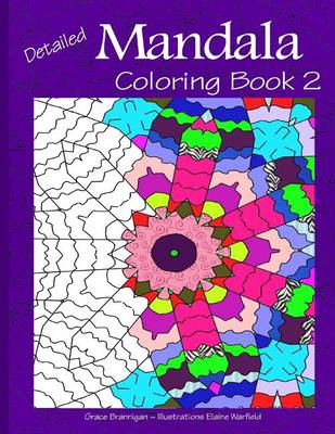 Book cover for Detailed Mandala Coloring Book 2