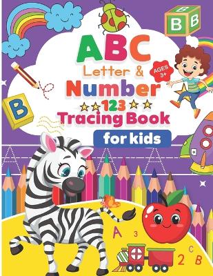 Book cover for ABC Letter and Number 123 Tracing Book