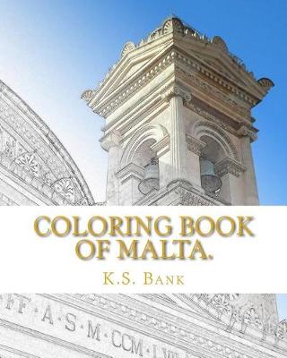 Book cover for Coloring Book of Malta.