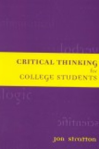 Cover of Critical Thinking for College Students