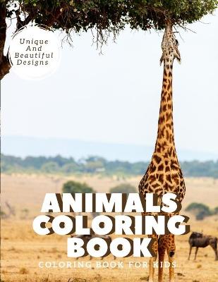 Book cover for Animals Coloring Book