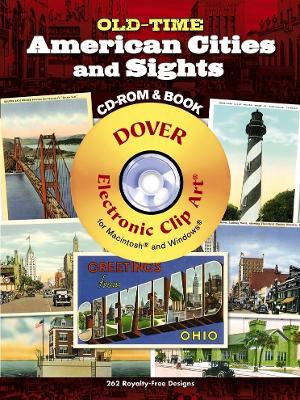 Book cover for Old-Time American Cities and Sights CD-ROM and Book