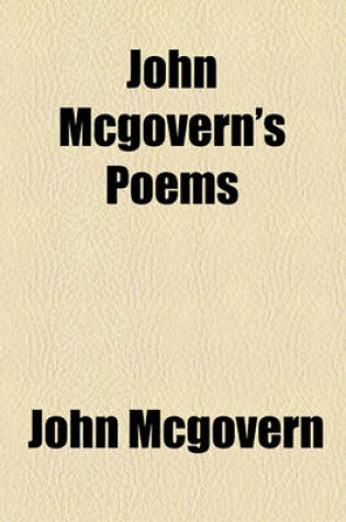 Cover of John McGovern's Poems