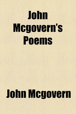 Book cover for John McGovern's Poems