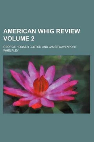 Cover of American Whig Review Volume 2