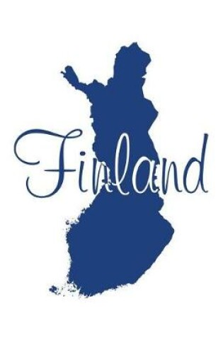 Cover of Finland - Flag Blue Lined Notebook with Margins