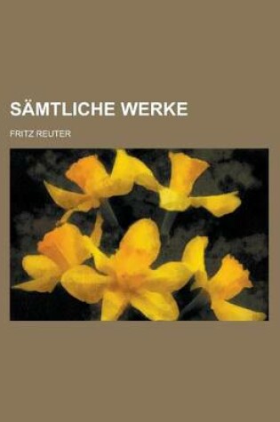 Cover of Samtliche Werke