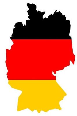 Book cover for Flag of Germany Overlaid on the German Map Journal