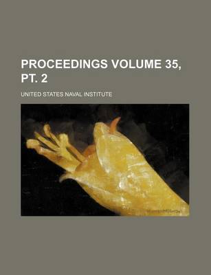 Book cover for Proceedings Volume 35, PT. 2