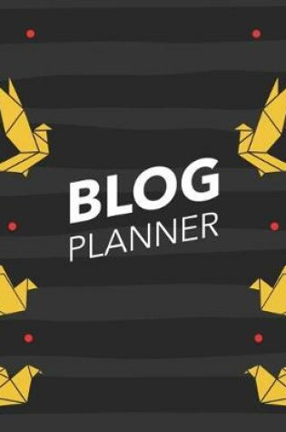 Cover of Blog Planner