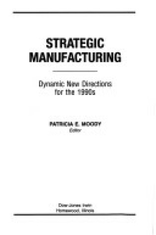 Cover of Strategic Manufacturing