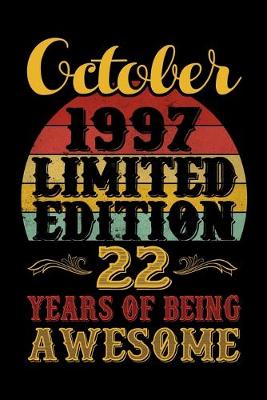 Book cover for October 1997 Limited Edition 22 Years Of Being Awesome