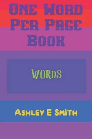 Cover of One Word Per Page Book