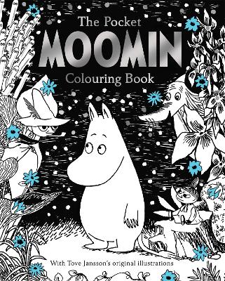 Book cover for The Pocket Moomin Colouring Book