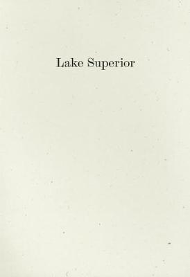 Book cover for Lake Superior