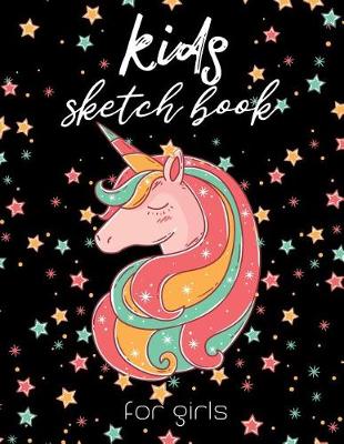 Book cover for Kids Sketch Book for Girls