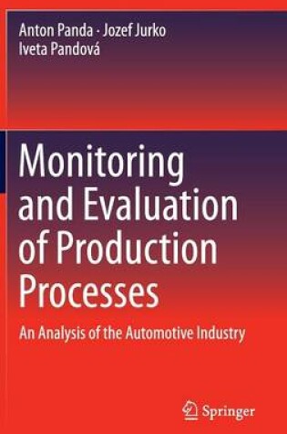 Cover of Monitoring and Evaluation of Production Processes