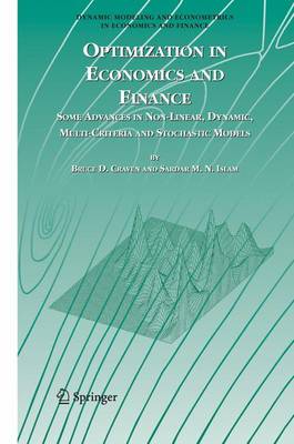 Cover of Optimization in Economics and Finance